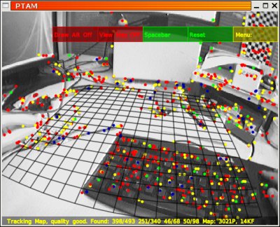 Parallel Tracking and Mapping for Small AR Workspaces